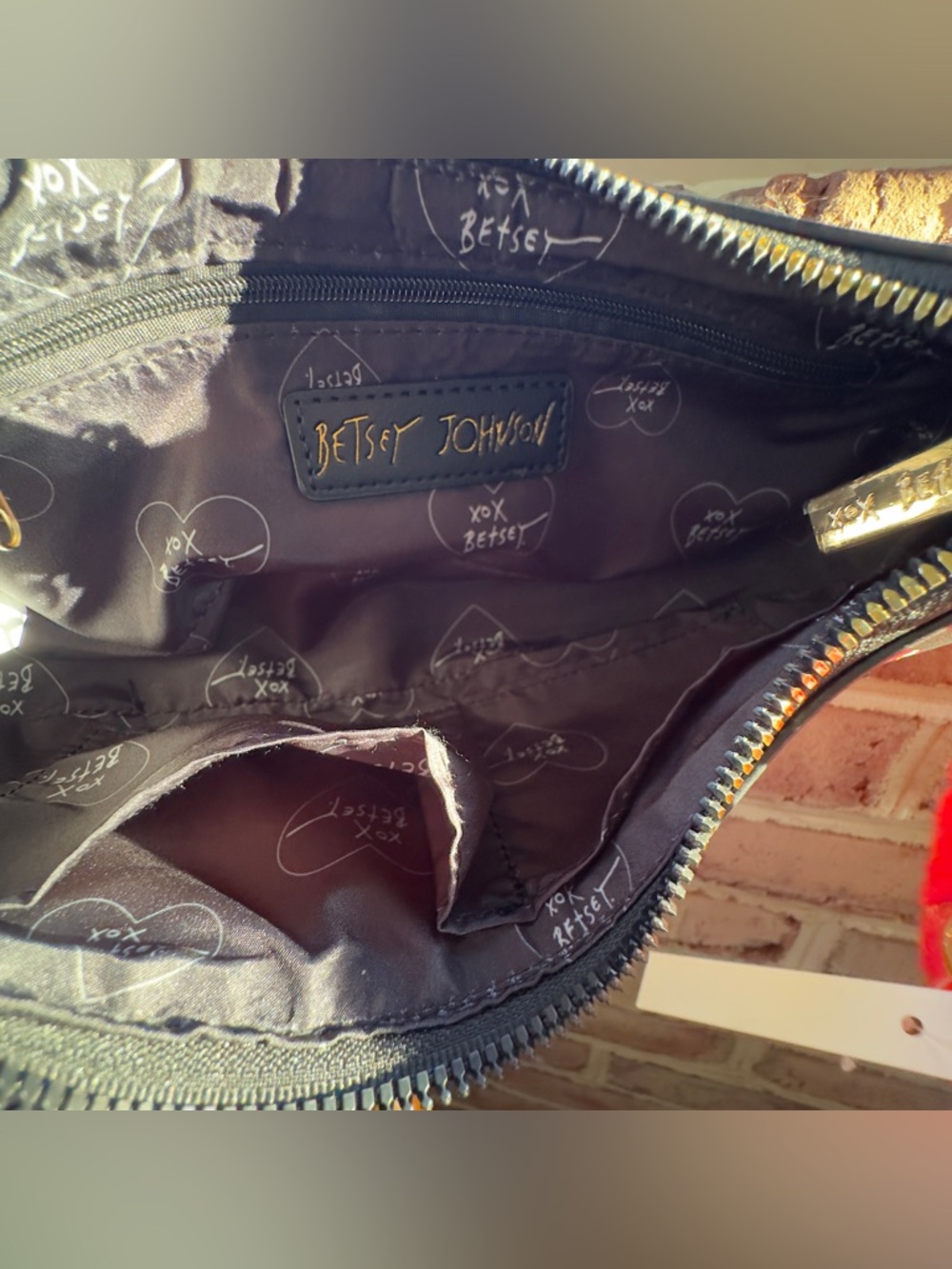 Betsey Johnson Cherry Print Mini Women’s Shoulder Bag NWT - Picture 7 of 7